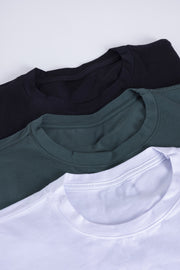 Pack de 3 Camisetas Fitted -Ajuste Perfecto $65.000 c/u
